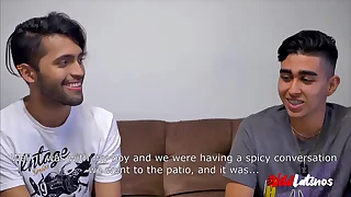 Young Latin Sebas Cruz Covering Camilo Brown's Face In Cum For Wicked Latinos